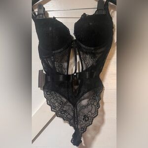 NWT sexy black teddy
